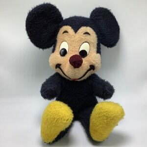 Vintage 14" California Stuffed Toys Mickey Mouse Plush Doll Walt Disney